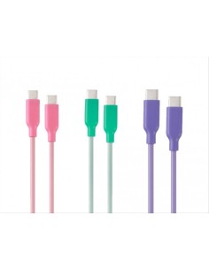 iTOTAL Cavo USB-C 1m Colori Pastello – Ricarica Veloce e Trasferimento