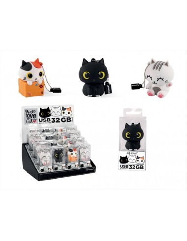 Chiavetta USB 32GB Gatto iTOTAL – Pen Drive Kawaii 3 Varianti