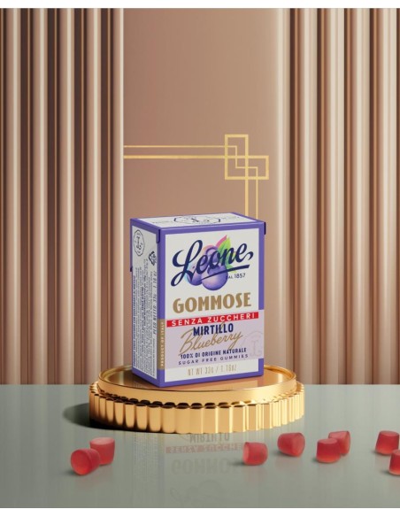 Gommose Leone Senza Zuccheri 33g – 6 Gusti Naturali in Scatoletta Tasc