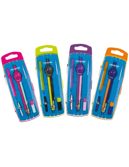 Compasso ad Asta Snodabile Mitama 🎨 4 Colori Assortiti | Con Portamin