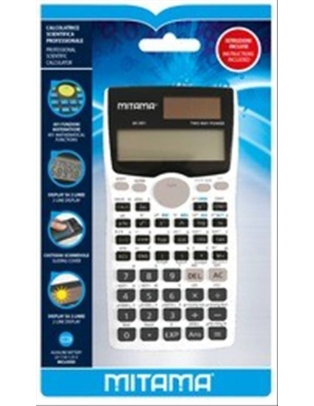 Calcolatrice Scientifica Pocket Trendy 10 Cifre Mitama con Custodia – 