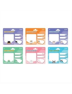 Sticky memo kawaii iTotal 6 modelli - Adesivi cute