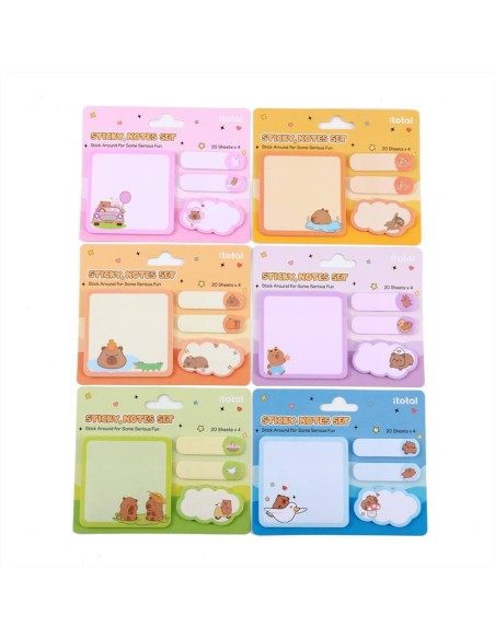 Sticky memo Capybara kawaii adesivi iTotal cute