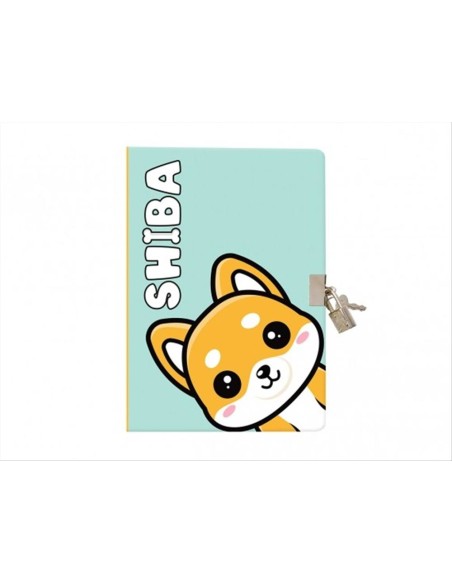 Diario segreto Shiba Inu kawaii con chiusura