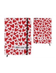 Quaderno A5 Follow Your Heart iTotal 15x21 cm