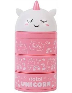 iTOTAL Organizer verticale UNICORNO ROSA 🦄 | Diamante Rosa 2