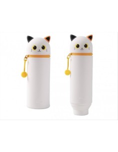 Astuccio gatto arancione silicone kawaii iTotal 2