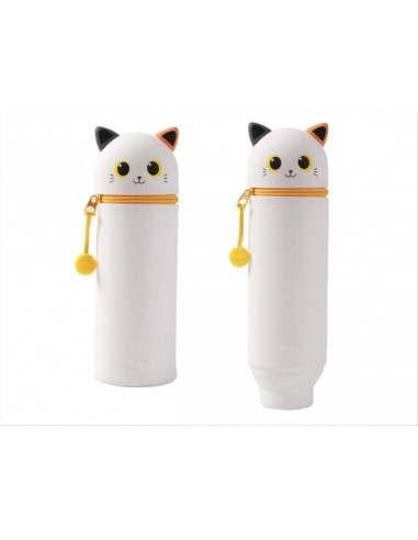 Astuccio gatto arancione silicone kawaii iTotal
