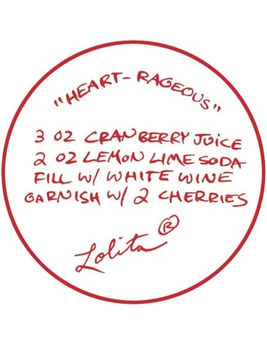 Calice da vino - Cuori GLS11-5523B Lolita | Diamante Rosa