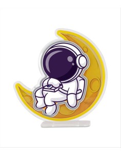 Lampada neon astronauta e luna Seven  2