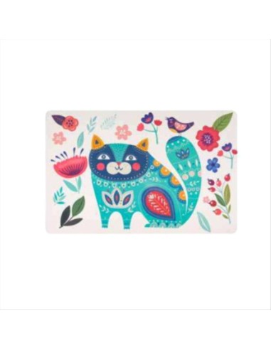 Tovaglietta all'americana Gatto azzurro | Diamante Rosa