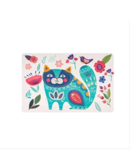 Tovaglietta all'americana Gatto azzurro | Diamante Rosa