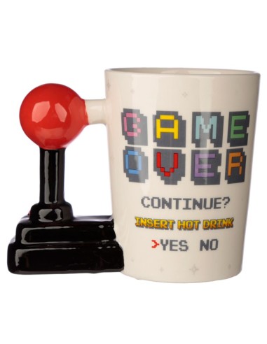 Tazza Game Over arcade con manico joypad