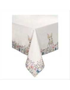 Tovaglia 100x100cm Bunny di Nuvole di Stoffa | Diamante Rosa