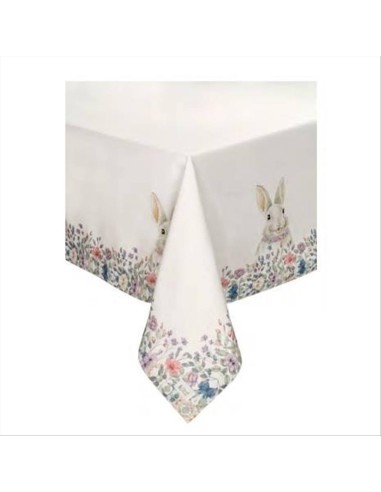 Tovaglia 100x100cm Bunny di Nuvole di Stoffa | Diamante Rosa