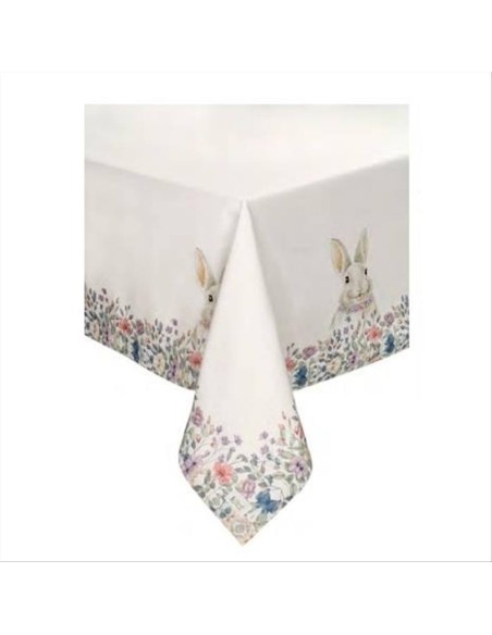 Tovaglia 100x100cm Bunny di Nuvole di Stoffa | Diamante Rosa