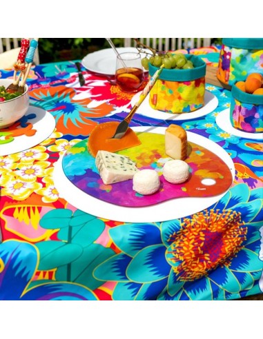 PYLONES Tovaglia antimacchia 140x190cm Bouquet