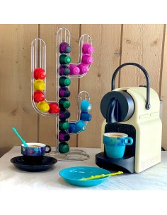 Cactus portacapsule argento