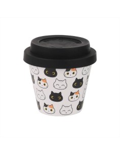 Tazzina da Caffè 90ml CAT Gatti iDRINK con Tappo Silicone