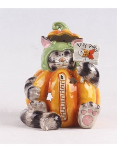 Portacandela Gatto Seduto Kitty Pops