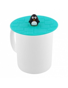 Copritazza in silicone 10cm Pinguino