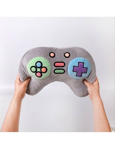 Cuscino LET'S PLAY Joypad Grigio – Comfort per Gamer!