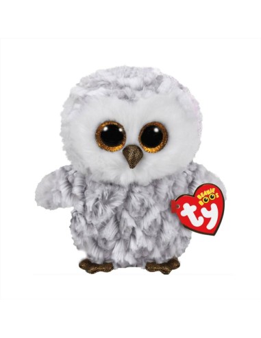 Peluche Ty Beanie Boo’s Owlette 15cm – Gufetto Bianco con Occhi Gialli