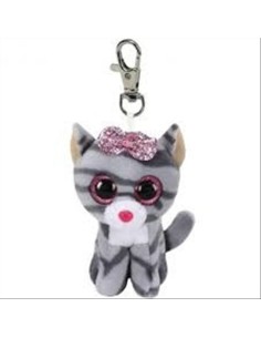 Peluche Ty Beanie Boo's Clips - Kiki gattina grigia 8,5cm