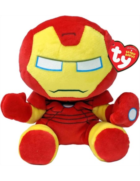 Peluche Ty Marvel Floppy 20cm – Iron Man Super Eroe