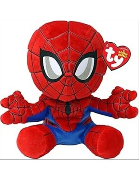 Peluche Ty Marvel Floppy 20cm – Spider-Man Super Eroe