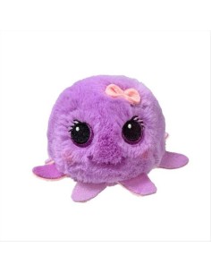 Peluche Ty Beanie Bouncers - Leggy polpetto viola 7,6cm