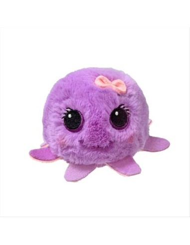 Peluche Ty Beanie Bouncers - Leggy polpetto viola 7,6cm