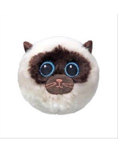 Peluche Ty Beanie Bouncers - Sammy gattino siamese 7,6cm