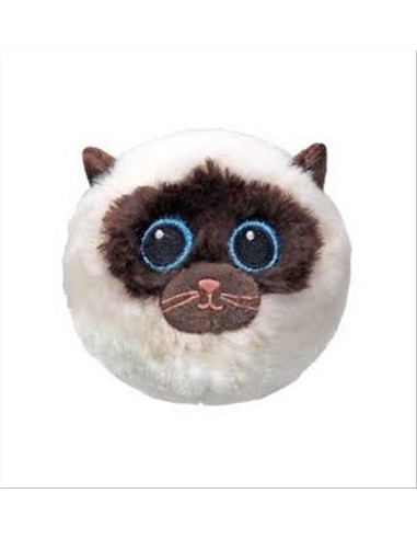 Peluche Ty Beanie Bouncers - Sammy gattino siamese 7,6cm