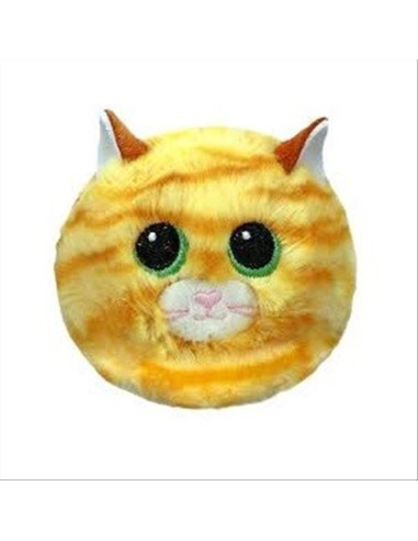 Peluche Ty Beanie Bouncers - Purry gatto arancione tigrato 7,6cm