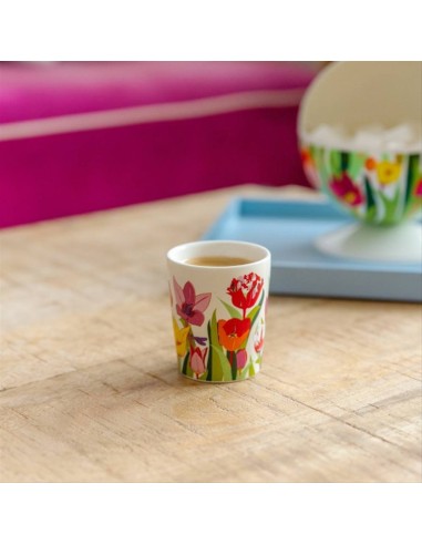 Tazzina da Caffè TULIPES 🌷 – Eleganza e Colore per Ogni Sorso
