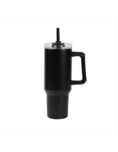 Travel Mug Termica 1,2L Nera 🖤 Mantiene Caldo 10h   Freddo 24h – iDri