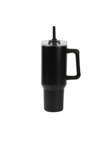 Travel Mug Termica 1,2L Nera 🖤 Mantiene Caldo 10h   Freddo 24h – iDri
