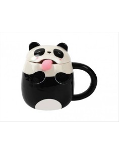 iTOTAL Tazza con Lingua Panda Pandastic – Mug con Cucchiaino