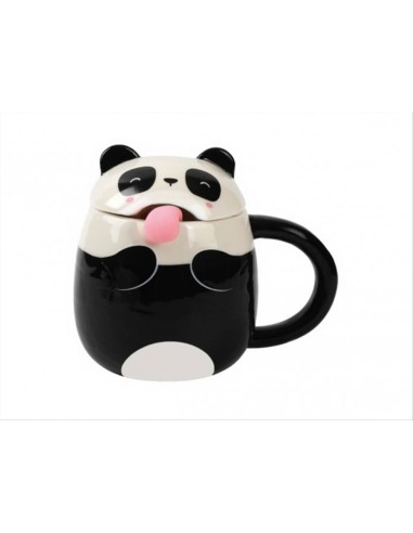 iTOTAL Tazza con Lingua Panda Pandastic – Mug con Cucchiaino