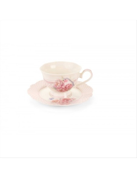 Tazza con piattino 220ml Fiorirà Nuvole di Stoffa - Set o Singola