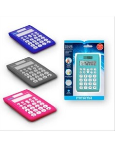 Calcolatrice Tascabile Mitama Pocket Genius 12 Cifre – Dual Power, 4 C