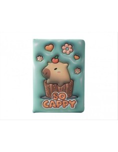 iTOTAL Agenda A5 Squishy 3D CAPYBARA kawaii originale