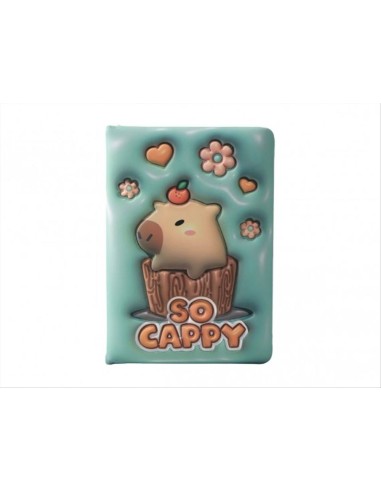 iTOTAL Agenda A5 Squishy 3D CAPYBARA kawaii originale