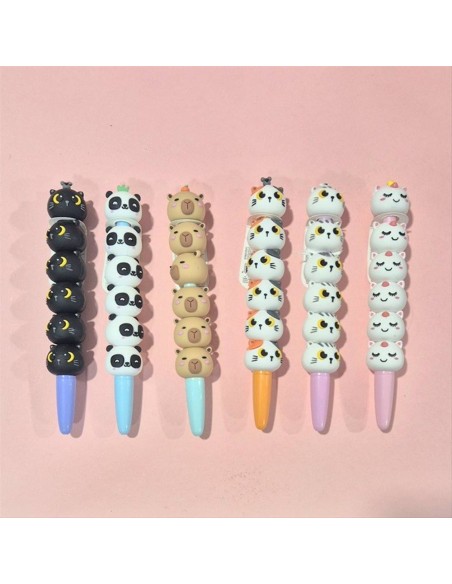 Penna Spinner Animaletti iTotal - Gira e Scrivi con Gusto! 🐱🦄🐼🐾