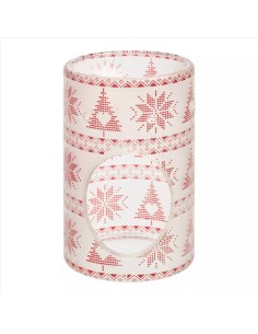 Bruciacera per tart wax melts Red Nordic Frosted Yankee Candle