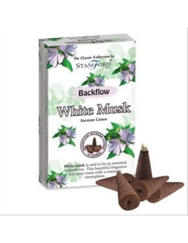 Coni d'Incenso Muschio Bianco 12pz