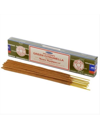 Incenso Satya Nag Champa - Citronella Verde