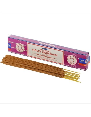 Incenso Nag Champa Satya - Violet Rosemary