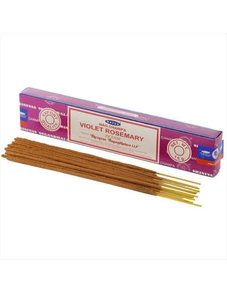 Incenso Nag Champa Satya - Violet Rosemary